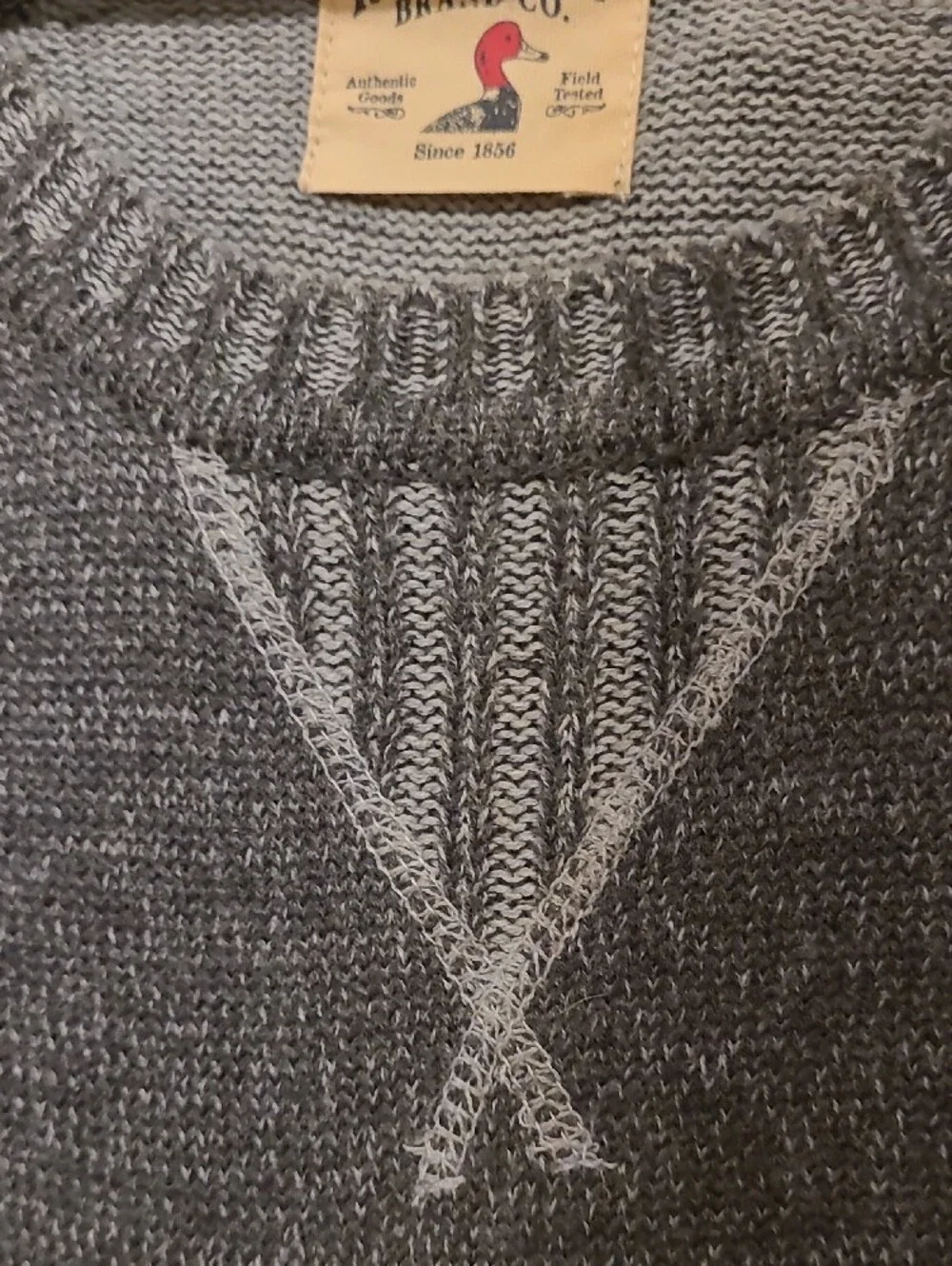 RedHead Men's Crewneck Sweater in Charcoal Gray